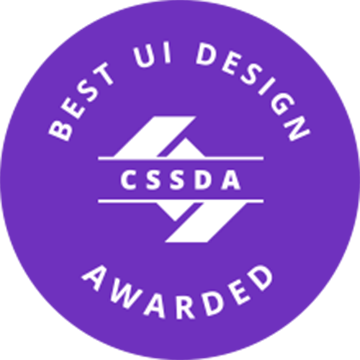 Klug, Creative and Digital Marketing Agency, won CSS Design Awards for Best UI Design